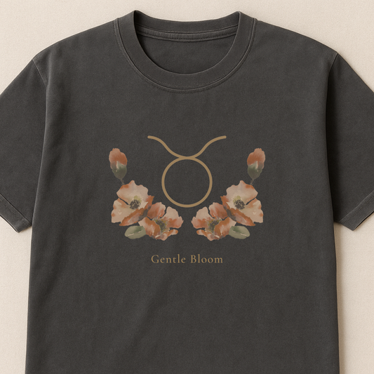 Taurus - Gentle Bloom Tee